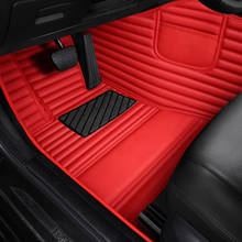 Red Car floor mats for ssangyong kyron korando actyon rodius rexton Chairman tivolan Tivolan c accessories 2024 - buy cheap