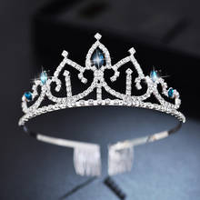 Cristal tiara coroa headdress acessórios para o cabelo decoração floral cristal dama de honra casamento coroa nupcial festa presente cabelo jóias 2024 - compre barato