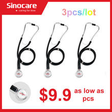 Sinocare Portable Dual Head Stethoscope Doctor Medical Stethoscope Professional Cardiology Medical Equipment Device Student Vet 2024 - buy cheap