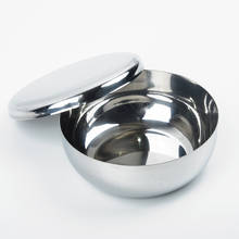 Korean Stainless Steel Rice Bowl Dish Korea Warm Bowl Traditional Bowl With Lid Stainless Steel Bowl Rice Bowls Glass Bowl 2024 - buy cheap