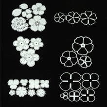 Flowers Metal Cutting Dies Daisy DIY Etched Dies Craft Paper Embossing Paper Cards Scrapbooking Craft Die Cuts 2024 - buy cheap