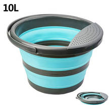 4L/10L Collapsible Bucket Portable Folding Bucket Water Container with Sturdy Handle for Cleaning Fishing Car Wash Picnic Travel 2024 - buy cheap