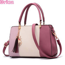 Driga couro pu bolsas femininas totes bolsas de ombro moda topo-alça crossbody sacos borla grande capacidade novos sacos do mensageiro 2024 - compre barato