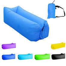 Saco para dormir al aire libre, cama inflable ultraligera para acampar, bolsa de aire, sofá tumbona para playa 2024 - compra barato