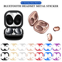 For Samsung Galaxy Buds Live Metal Dust Guard Sticker Skin Protective Sticker Headset Earphone Charging Box Case Cover Shell 2024 - buy cheap