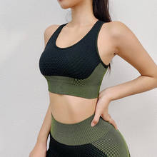 Energy Seamless Shockproof Sport Bras Women Yoga Bra Cross Straps Gym Bra Crop Vest Tops Push Up Fitness Running Gymwear Female 2024 - buy cheap