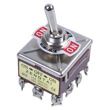 AC 380V 10A ON/OFF/ON 3 Positions 12 Pin Latching Toggle Switch 4PDT CNIM Hot 2024 - buy cheap
