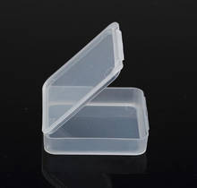 50pcs inside 5*5*0.8cm Transparent storage box plastic box white tool box screw box hardware parts box thickened with cover 2024 - buy cheap