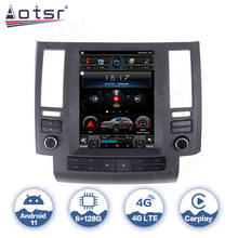 Автомобильный радиоприемник AOTSR Android 9, мультимедийный плеер GPS DSP CarPlay, Авторадио для Infiniti FX35, FX45, FX25, FX37 2003, 2004, 2005, 2006 2024 - купить недорого