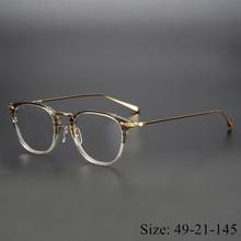 Limited edition Vintage eyeglass frame pure titanium Ultralight 5307 Master favorite retro square eyewear women men original box 2024 - buy cheap