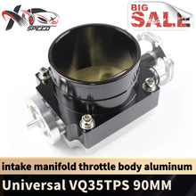 Universal 90mm Throttle Body VQ35 Aluminum High Performance Intake Manifold XX-TBVQ90MM 2024 - buy cheap