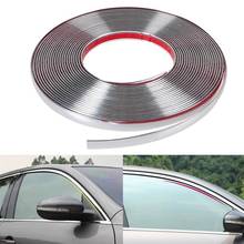 Universal 6mm 15mm 18mm 22mm Car Chrome Styling Decoration Moulding Trim Strip 2024 - buy cheap