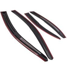 4Pcs Window Visor Rain Wind Vent Guard Shade for Mitsubishi Lancer Sedan 2008-2017 2024 - buy cheap