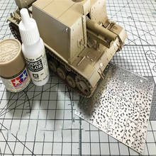 For Gundam Military Model Creative Camouflage Leakage Spray Stenciling Template DIY Spray Plate Tool 2024 - купить недорого