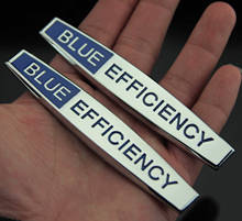 2x insignia de guardabarros de eficiencia azul, emblema, calcomanía, pegatina 2024 - compra barato