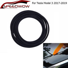NS Modify 285cm Lowering Reduction Seal Kit Windshield Roof Wind Seal Weatherproof Durable Reflect For Tesla Model 3 2017-2019 2024 - buy cheap
