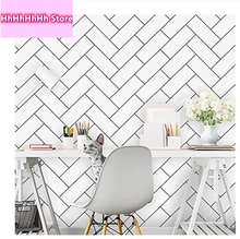 Lines White Papers Peel And Stick Wallpaper Removable Self Adhesive Wallpaper Vinyl Geometric Bedroom Wall For Home Decoration 2024 - buy cheap
