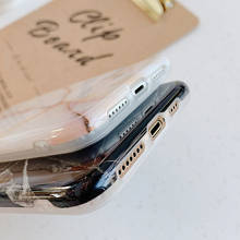 Мраморные вены чехлы для iPhone 11 Pro Max XR XS Max X 6 6S Plus Мягкий IMD полный корпус противоударный чехол для iPhone 11 7 8 Plus XR 2024 - купить недорого