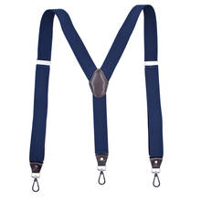 3.5cm Width Unisex Adult Suspenders Men 3 hooks Suspender Adjustable Elastic Y Back Women Braces Solid Color 2024 - buy cheap