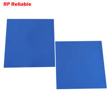 Combined Promotion!!! 2x 100*100*1.5mm Silicone Thermal Pads for LED Chip Set IC VRAM Heatsink Cooling Heat Conductive Blue 2024 - buy cheap