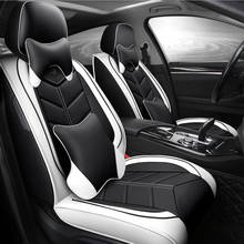 Чехол для 5-местного автомобильного сиденья из искусственной кожи для KIA Sportage Optima Cerato Forte Soul RIO K2 K3 K3S K4 K5 KX3 KX5 KX7 KX CROSS auto 2024 - купить недорого