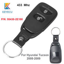 KEYECU for Hyundai Tucson Santa Fe 2008-2009 Replacement Remote Control Car Key Fob 2 Button 433MHz P/N: 95430-2E100 2024 - buy cheap