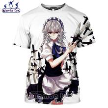 Mamba Top Touhou-Camiseta con estampado 3D para hombre y mujer, ropa con estampado Hentai de dibujos animados, de Manga corta, Hip-Hop, Anime, Bikini Sexy, Unisex 2024 - compra barato