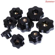 New 1PCS Metal M5/M6/M8/M10/M12 Female Thread Star Shaped Head Clamping Nuts Knob For Industry Equipment m8 knob m6 female 2024 - buy cheap