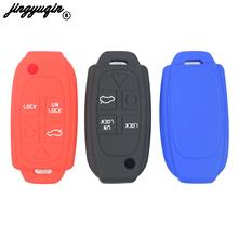 jingyuqin 3/4/5 Buttons Silicone Remote Folding Flip Key Fob Case Cover For Volvo S80 S60 V70 XC70 XC90 D05 Car-Styling 2024 - buy cheap