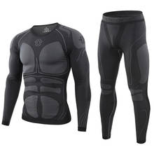 Winter Top Quality Thermo Cycling Clothing Men's Thermal Underwear Sets Compression Training Underwear Male Clothin 2024 - buy cheap