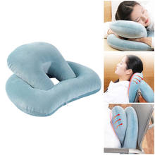 Almohada con forma de pulpo para dormir, cojín de espuma viscoelástica de rebote lento, alivia la presión corporal, para dormir en la espalda, decoración moderna del hogar 2024 - compra barato