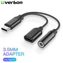 Adaptador de Cable USB tipo C, conector auxiliar de 3,5mm para USB-C de carga USB C, Adaptador de Audio de 3,5 MM, Conector de auriculares para Huawei y Xiaomi 2024 - compra barato