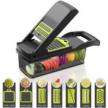 Vegetable Cutter Shredders Slicers Multifunctional Fruit Potato Peeler Carrot Grater Kitchen Accessories Basket Vegetable Slicer 2024 - buy cheap