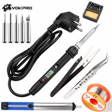 60W/80W 220V 110V Electric Soldering Iron Temperature Adjustable Welding Solder Iron Rework Station Soldering Iron Accessories 2024 - buy cheap