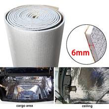 Silenciador de fibra de aluminio grueso para coche, 6mm, 236mil, alfombrilla de aislamiento acústico y térmico 2024 - compra barato
