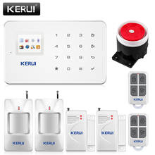 KERUI-sistema de alarma inalámbrico G18 GSM para el hogar, sistema de vigilancia de seguridad para IOS, Android, Control remoto de llamadas SMS, sistema de alarma 2024 - compra barato