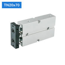 TN20*70-S Free shipping 20mm Bore 70mm Stroke Compact Air Cylinders TN20X70-S Dual Action Air Pneumatic Cylinder 2024 - buy cheap