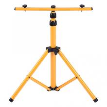 Tripod Light Stand Telescopic Twin Head Tripod Stand for LED Flood Light Construction Site Work Lamp Lighting 2024 - buy cheap