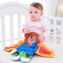 Montessori Toys Baby Early Learning Educational Materials Children Intelligence Development Life Skill Training Soft Cloth Book 2024 - buy cheap