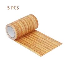 New 5PCS/set Repair Tape Patch Wood Textured Adhesive For Door Floor Table And Chair Furniture Repair Tool Decorative Borders 2024 - buy cheap