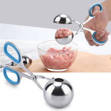 Stainless Steel Meat Baller Tongs Cake  Meatball Maker Ice Tongs Cookie Dough Scoop With Anti-Slip Handle Kitchen Tool 2024 - buy cheap