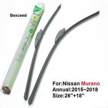 Wiper Blade for Nissan Murano 26"+18" Bexceed of Car Windshield Flat Rubber  2015 2016 2017 2018 2024 - buy cheap