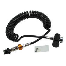 HPAT Paintball Coil Remote Hose Line with Quick Disconnect & Slide Check 2024 - buy cheap