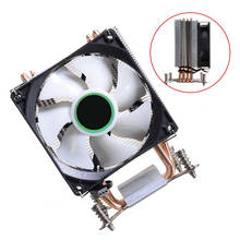 3 Pins CPU Cooler Fan Ultra Quiet Heatsink 4 Heatpipe Radiator RGB Heatsink Cooling Fan For Intel LGA 2011 2024 - compre barato