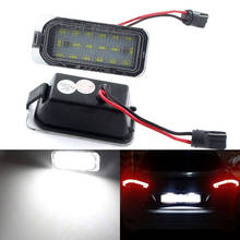 Canbus Car LED License Number Plate Light Lamps For Ford Ranger Grand C-Max S-MAX B-Max Focus 2 3 Fiesta 6 7 Kuga 1 2 Mondeo 4 5 2024 - buy cheap