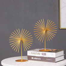 Modern Iron Line Golden Meteor Ferris Wheel Home Decoration for the  Bedroom Studying Hall Crafts Home Decoration 2024 - buy cheap