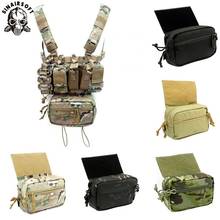 Bolsa táctica de utilidad al aire libre, riñonera militar de caza, chaleco Molle del ejército, portador de armadura CRM CRX D3, aparejo de pecho, bolsa de descarga 2024 - compra barato