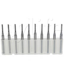 Carbide End Mill Engraving Bits 1.6mm Tungsten steel 10pcs 2024 - buy cheap