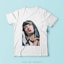 Classic Pulp Fiction Mia Wallace Vincent Vega Funny T Shirt Men New White Casual Tshirt Tees Sublimation Print t-shirt Harajuku 2024 - buy cheap