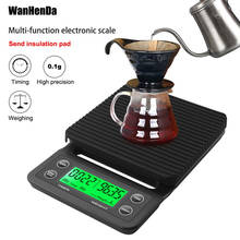 3kg/0.1g Drip Coffee Scale With Timer Portable Electronic Digital Kitchen Scale High Precision LCD Electronic Scales 2024 - buy cheap